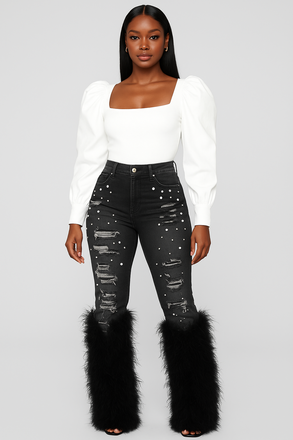 Pearl Drama Black Jeans