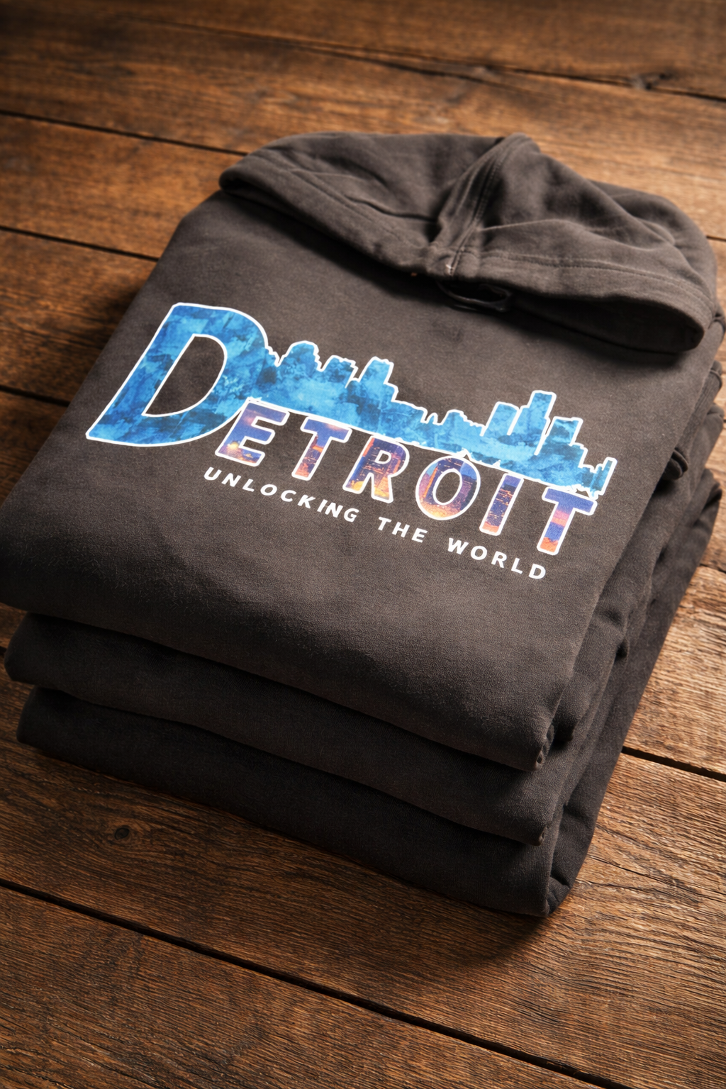 Detroit Unlocking The World Hoodie
