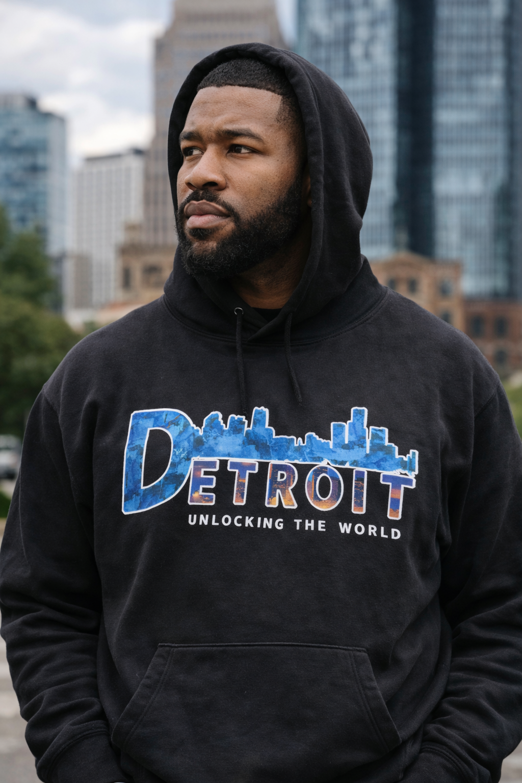 Detroit Unlocking The World Hoodie