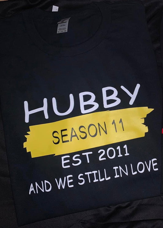 Anniversary T-shirt ( Hubby)