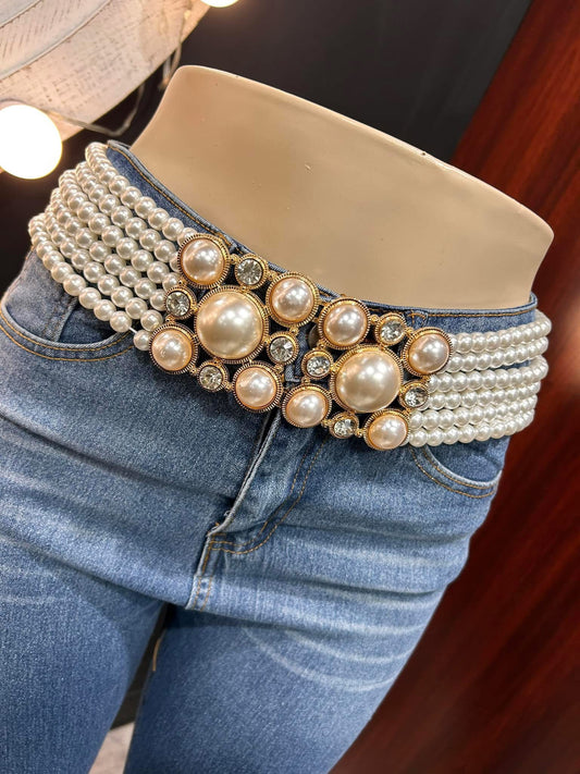 Regal Pearl Glam Belt