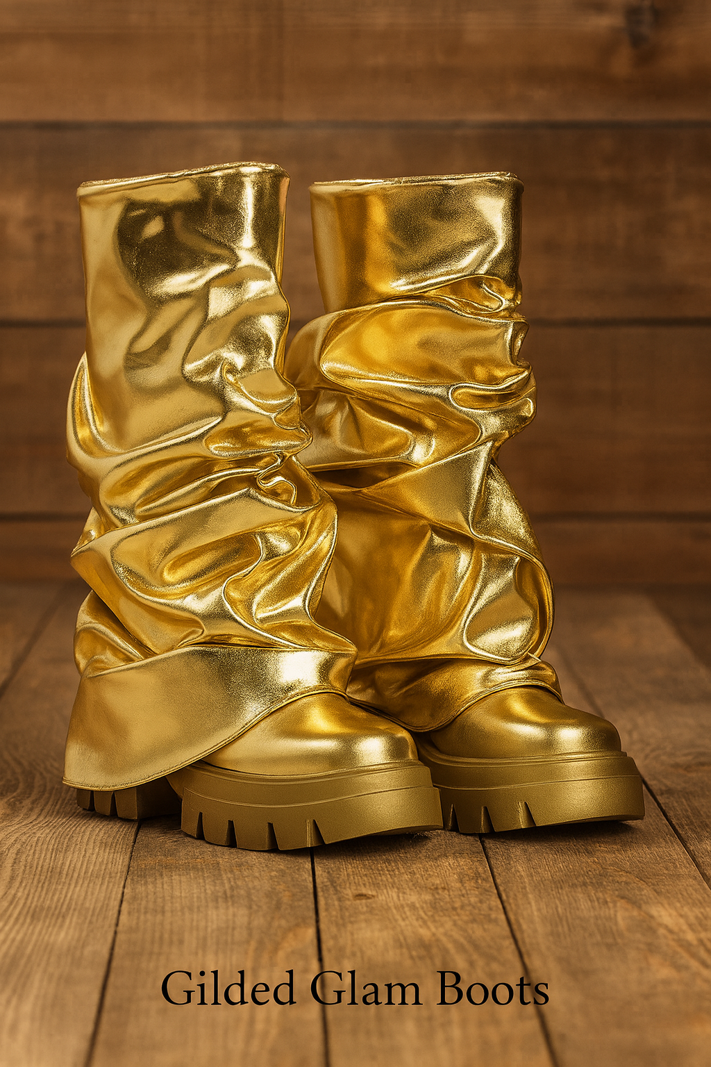 Gilded Glam Boots