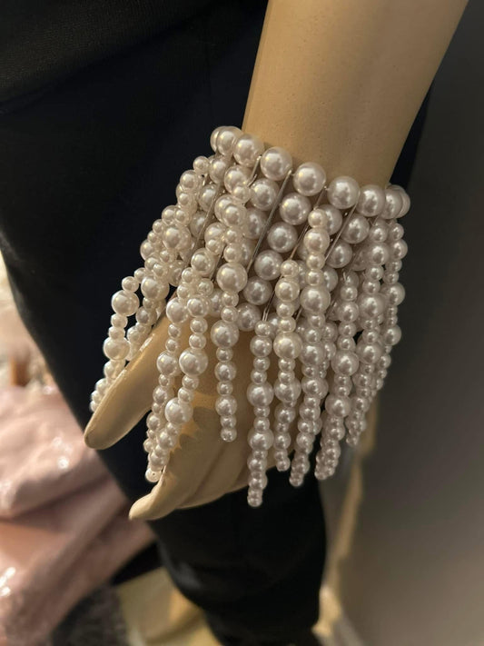 Pearl Fringe Bracelet