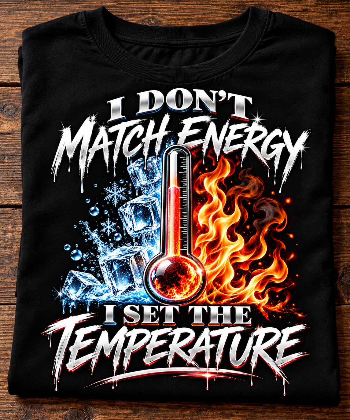 I DON'T MATCH ENERGY I SET THE TEMPERATURE