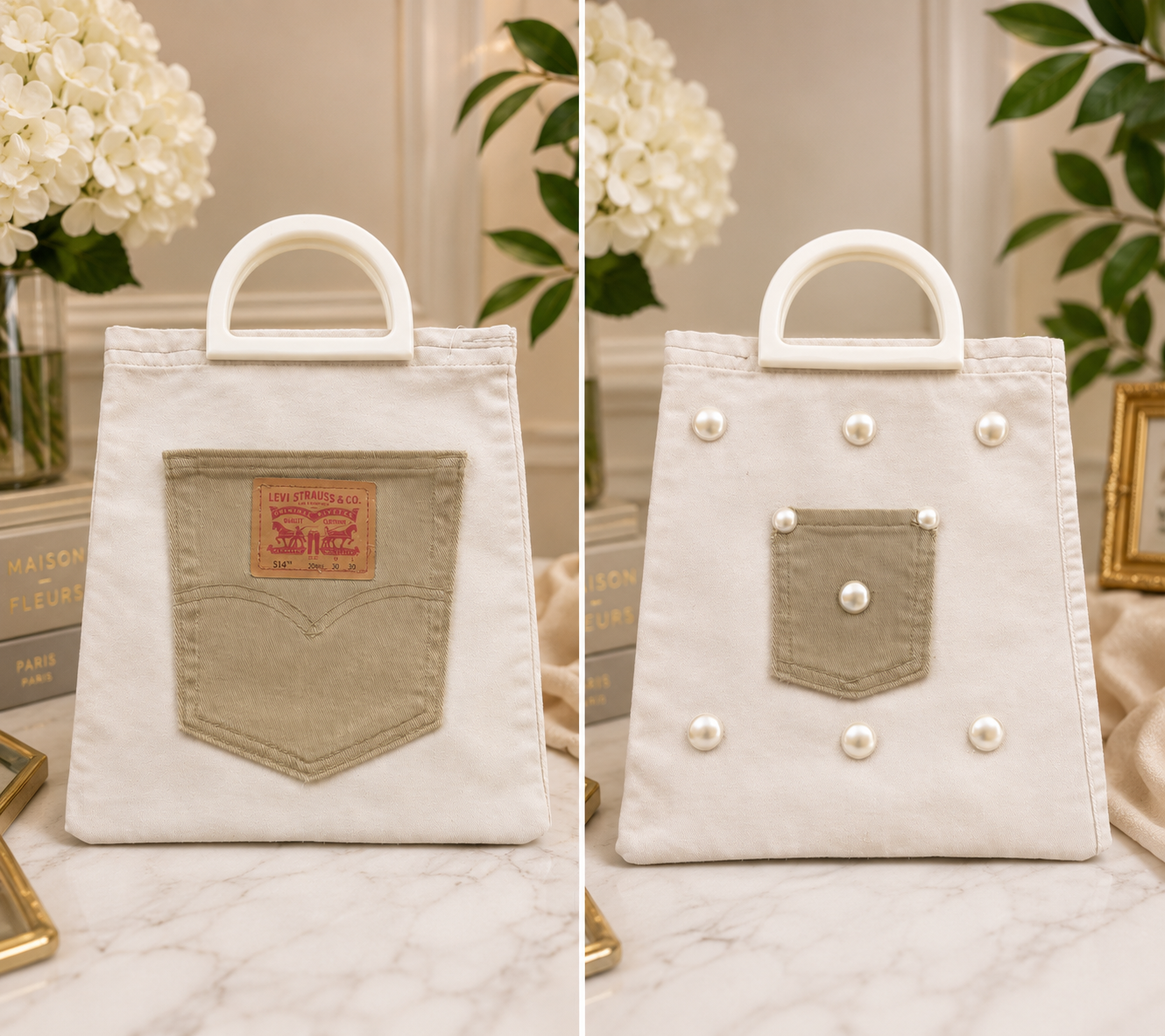 Classic Pearl Statement Tote