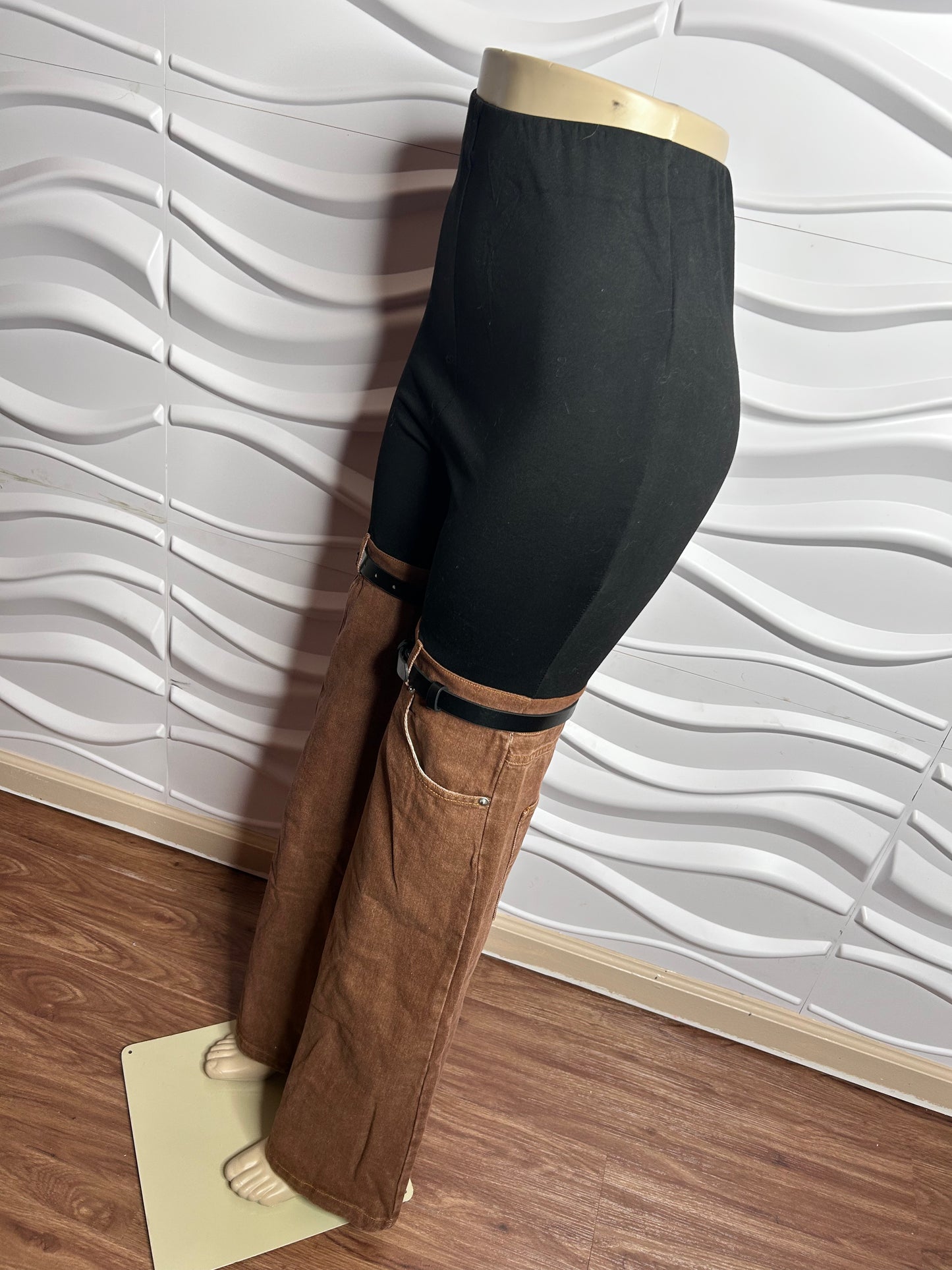 Denim & Cotton Cargo Pants