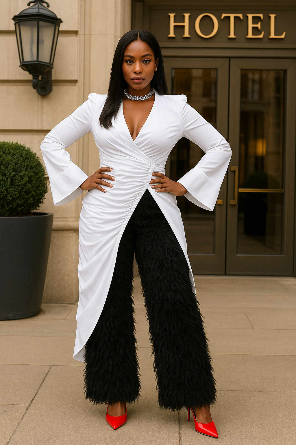 Luxe Contrast Power Look