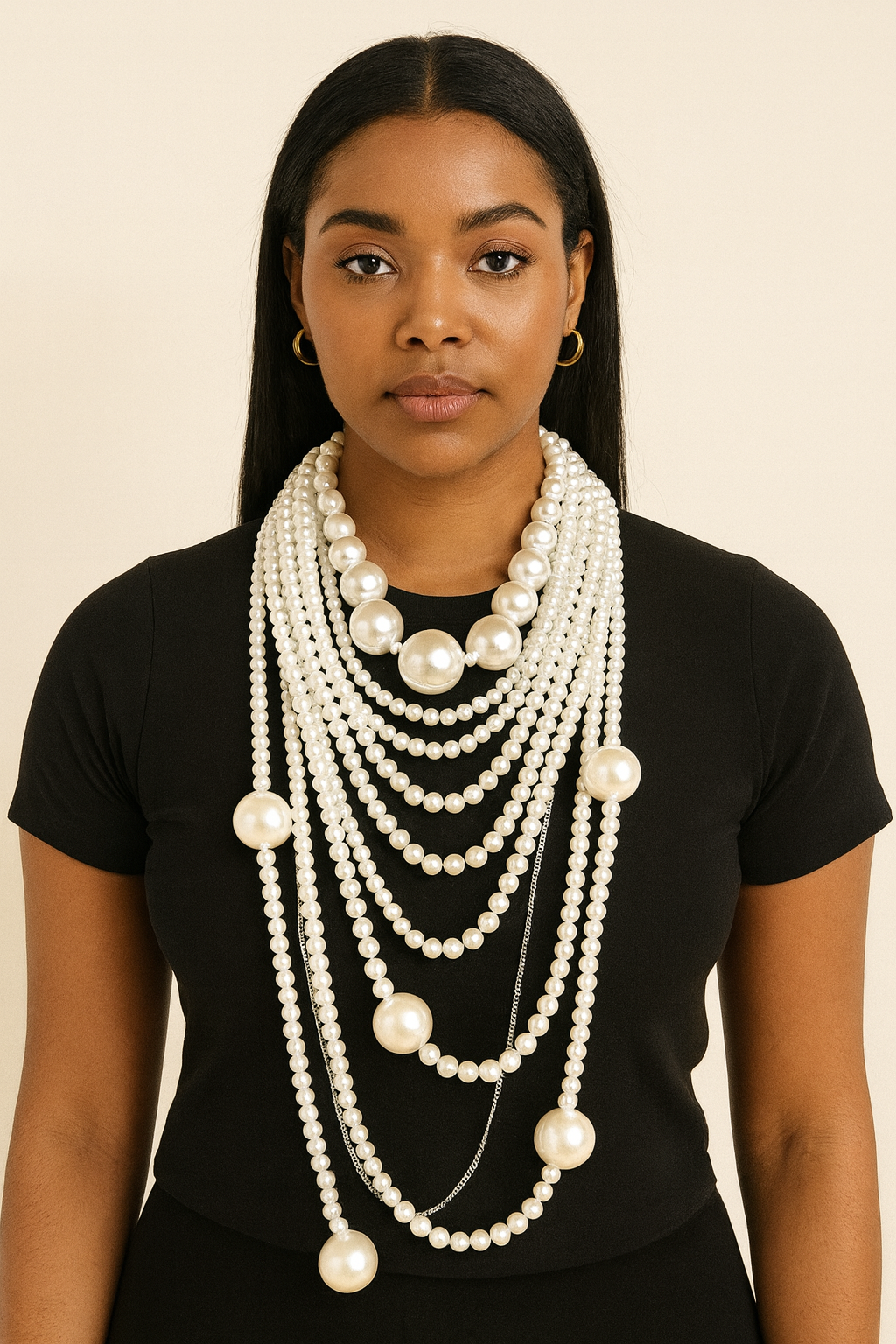 Dynasty Pearl Layer Necklace
